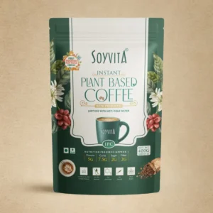 Plant Based Coffee | 2 Mins Instant Coffee | With Prebiotics & Probiotics | Non Dairy Coffee | Serves 16 (400 Gms)