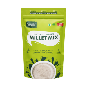 Instant Millet Mix - Sweetened with Jaggery | Available in 150 Gms & 300 Gms
